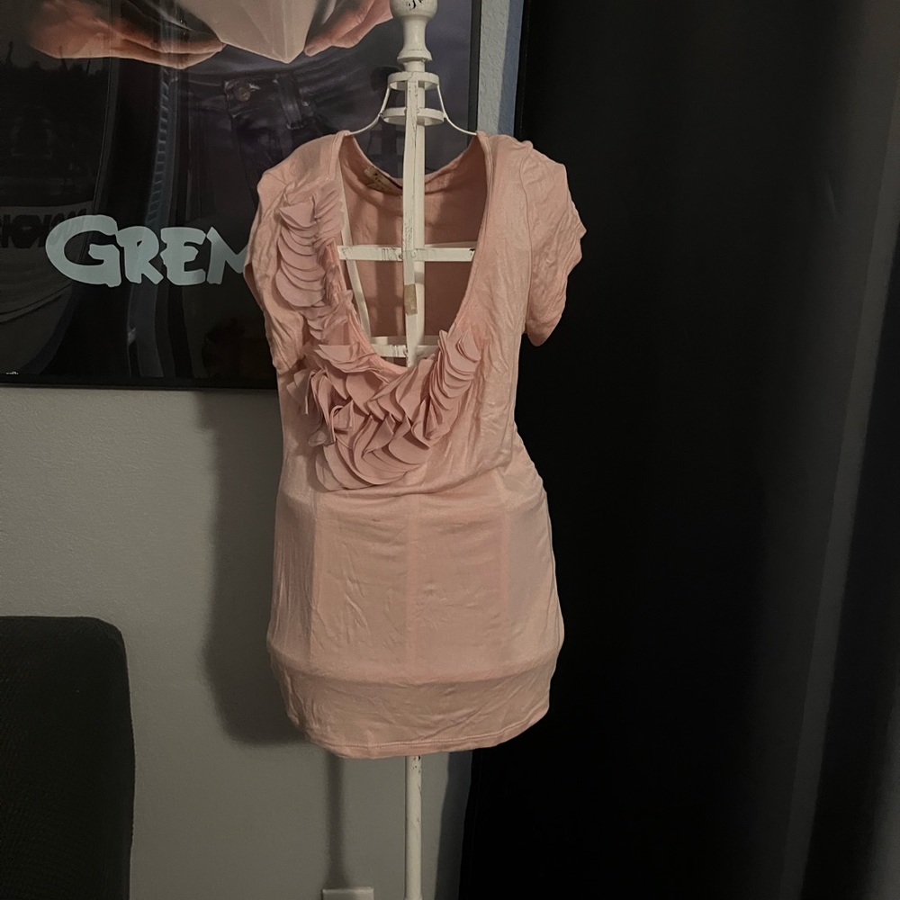 slim fit pink shirt